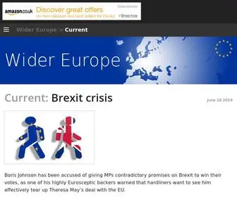 Widereurope.eu(Wider Europe) Screenshot