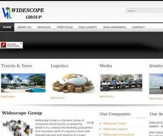 Widescopegroup.com(Widescope Group) Screenshot