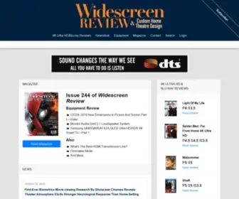 Widescreenreview.com(Widescreen Review Webzine) Screenshot
