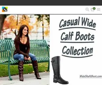 Wideshaftboot.com(Slim and Skinny Calf Boots) Screenshot