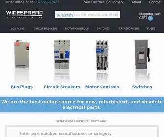 Widespreadsales.com(Widespread Electrical Sales) Screenshot