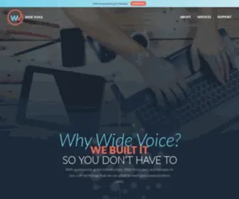 Widevoice.com(Wide Voice) Screenshot