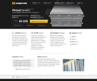 WidevPS.com(Windows VPS) Screenshot