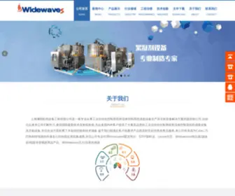 Widewaves.com(上海澜阔机电设备工程有限公司) Screenshot