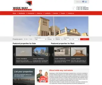 Widewayrealestate.com(Home) Screenshot