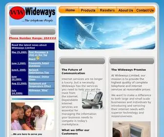 Widewaysltd.com(Wideways Limited) Screenshot