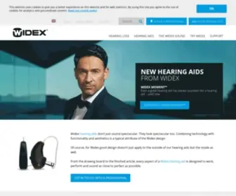 Widex.co.uk(Hearing Aids & Hearing Aid Solutions) Screenshot