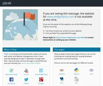 Widgetsplus.com(Widgetsplus) Screenshot