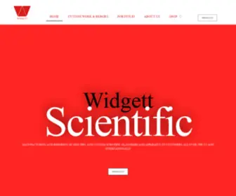 Widgettscientific.com(Widgett Scientific) Screenshot