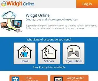 Widgitonline.com(Widgit Online) Screenshot