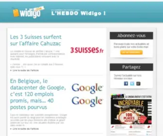 Widigo.com(VotreActu widigo) Screenshot