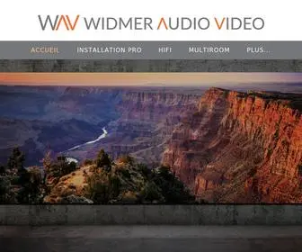 Widmer-Audiovideo.ch(Widmer Audio Vidéo) Screenshot