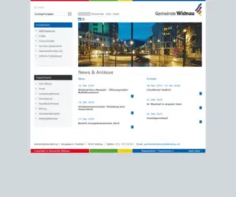 Widnau.ch(Gemeinde web) Screenshot