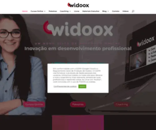 Widoox.com.br(Cursos Online para o Desenvolvimento Profissional) Screenshot