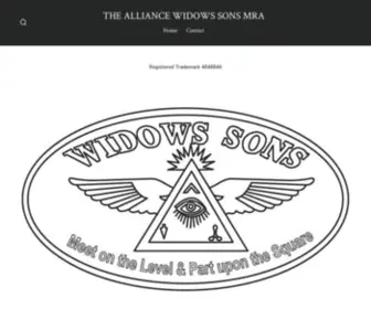 Widowssons.org(THE ALLIANCE WIDOWS SONS MRA INC) Screenshot