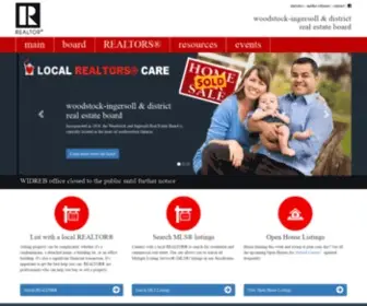 Widreb.ca(Woodstock-Ingersoll Real Estate Board) Screenshot