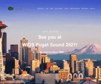 Widspugetsound.org(Women in Data Science Puget Sound) Screenshot