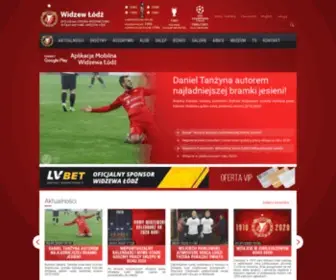 Widzew.com(Widzew Łódź) Screenshot