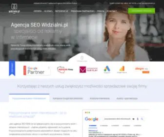 Widzialni.pl(Agencja SEO/SEM) Screenshot