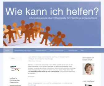 Wie-Kann-ICH-Helfen.info(Informationsportal f) Screenshot