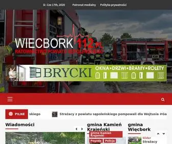 Wiecbork112.pl(Ratownictwo Powiatu Sępoleńskiego) Screenshot