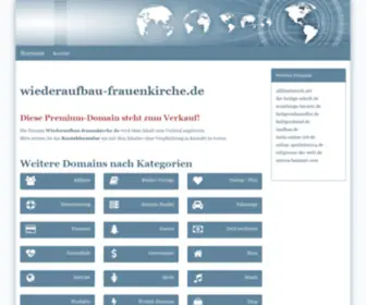 Wiederaufbau-Frauenkirche.de(Seiten-Ladefehler) Screenshot