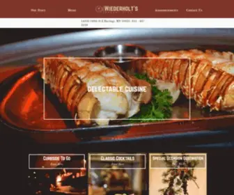 Wiederholtssupperclub.com(Wiederholt's Supper Club) Screenshot