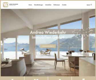 Wiederkehr.immo(Andrea Wiederkehr Immobilien GmbH) Screenshot