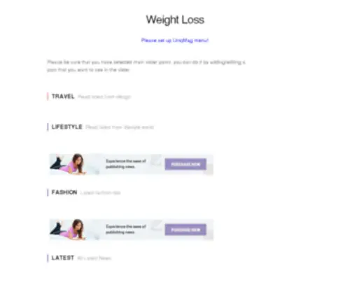 Wieght-Loss.com(Wieght Loss) Screenshot