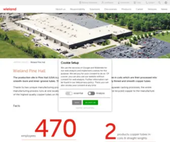 Wielandcopper.com(Wieland Copper Products) Screenshot