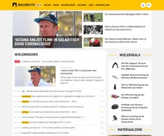 Wielerflits.nl(Wielrennen en wielernieuws op WielerFlits) Screenshot