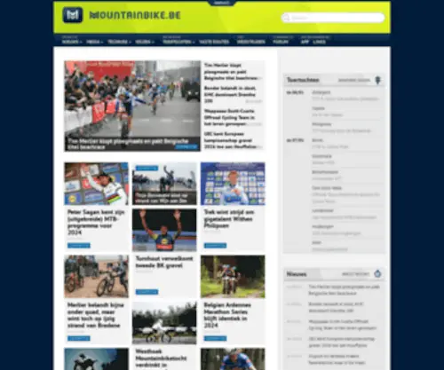 Wielertoerisme.be(Wielertoerisme) Screenshot
