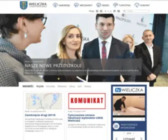 Wieliczka.eu(Portal informacyjny miasta Wieliczka. Burmistrz Artur Kozioł zaprasza) Screenshot