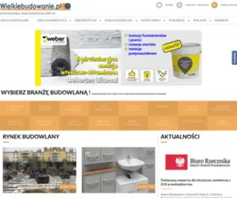 Wielkiebudowanie.pl(Portal Budowlany Serwis Budownictwa) Screenshot