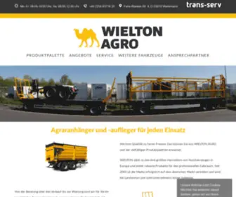 Wielton.de(Anhänger) Screenshot