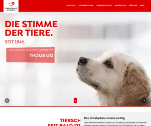 Wiener-Tierschutzverein.org(Tierschutz Austria) Screenshot