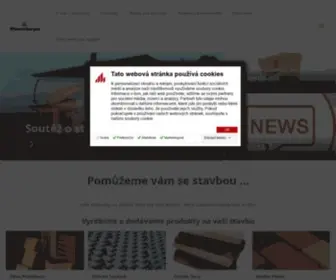 Wienerberger.cz(Stavební materiál pro váš dům. Společnost Wienerberger) Screenshot