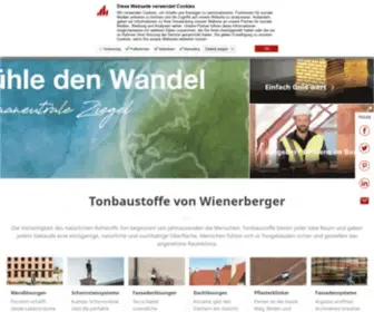 Wienerberger.de(Tonbaustoffe) Screenshot