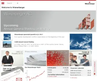 Wienerberger.net(Wienerberger) Screenshot