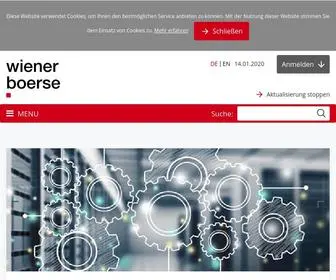 Wienerborse.at(BÃ¶rse) Screenshot