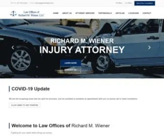 Wienerlegal.com(Richard M. Wiener) Screenshot