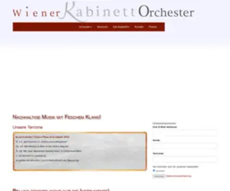 Wienermusik.at(WIENER KABINETT ORCHESTER) Screenshot