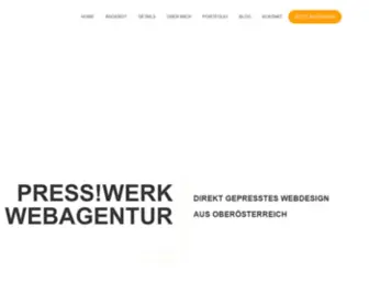 Wienerpresswerk.at(Webdesign Agentur Braunau) Screenshot