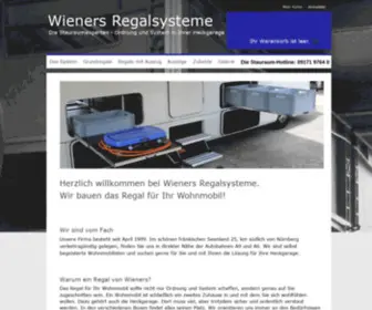 Wieners-Regalsysteme.de(Wieners Regalsysteme) Screenshot