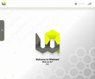 Wiequee.com(Software development company) Screenshot