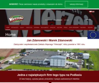 Wierzejki.pl(Zakład mięsny wierzejki) Screenshot