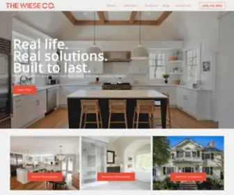 Wiese.com(Experienced General Contractors in Sherborn) Screenshot
