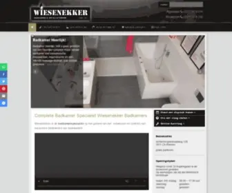 Wiesenekkerbadkamers.nl(Wiesenekker Badkamers) Screenshot