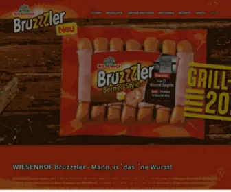 Wiesenhof-Bruzzzler.de(WIESENHOF Bruzzzler: Unsere Geflügel Bratwurst (Halal)) Screenshot