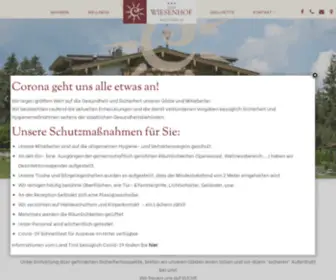 Wiesenhof-Zillertal.at(Die Hotel Pension Wiesenhof liegt landschaftlich reizvoll am Ortsrand von Kaltenbach/Zillertal) Screenshot